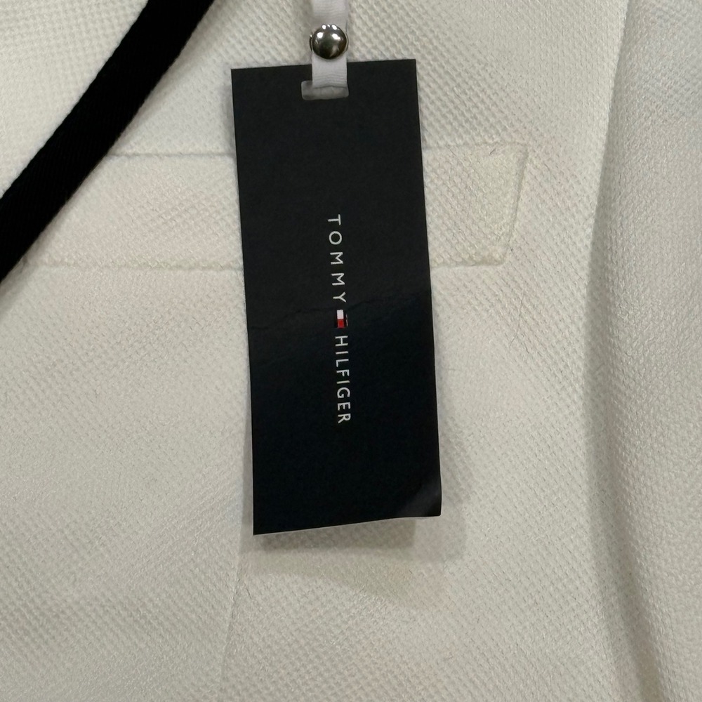 Tommy Hilfiger Willis Blazer Mens 38S White Blue Piping Sport Coat Yacht Preppy - Picture 3 of 7